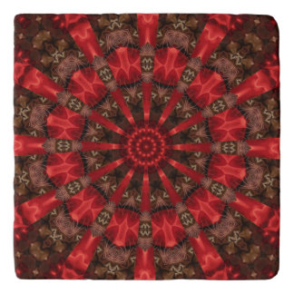 Red Decorative Trivet