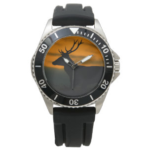 Red Deer at Dawn Watch