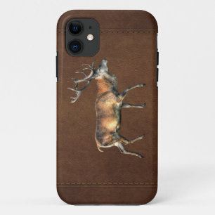Red Deer Stag Wildlife Animal Design iPhone 11 Case