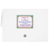 Red Deer Stags Card (Back Horizontal)