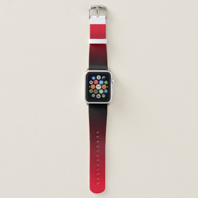 Red degrade apple watch band (Front)