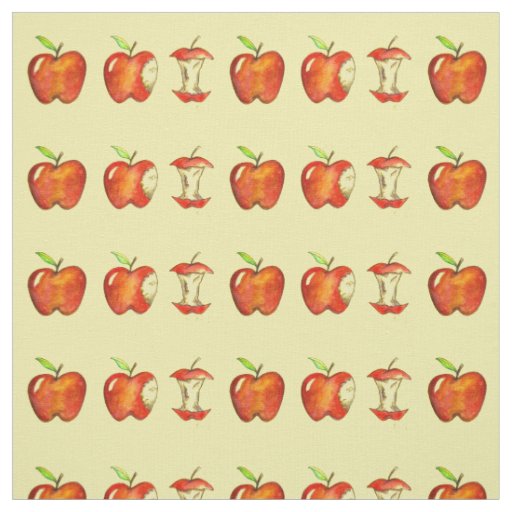 Red Delicious Apple Apples Fruit Fabric