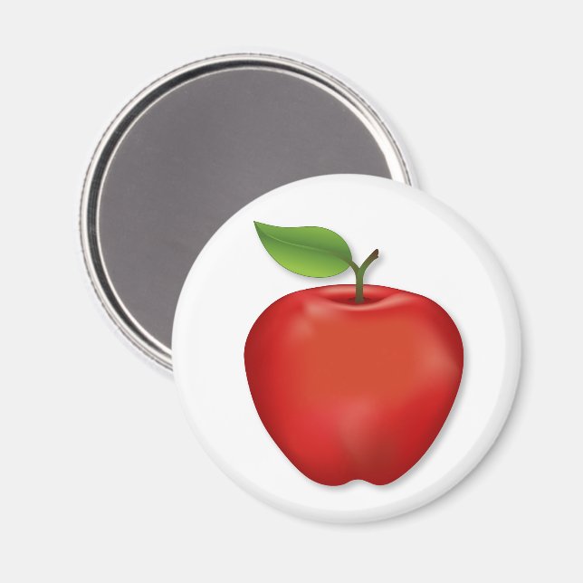 Red Delicious Apple  Magnet (Front/Back)