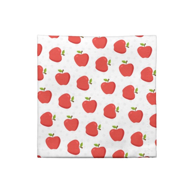 Red Delicious Apples Cloth Napkin (Quarter Fold)