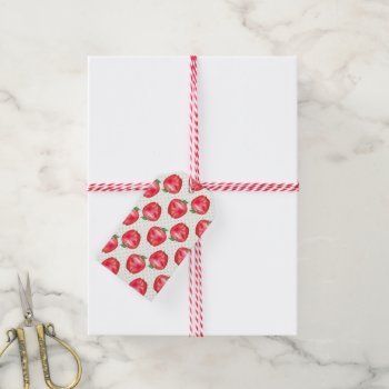 Red Delicious Gift Tags by Zazzlemm_Cards at Zazzle
