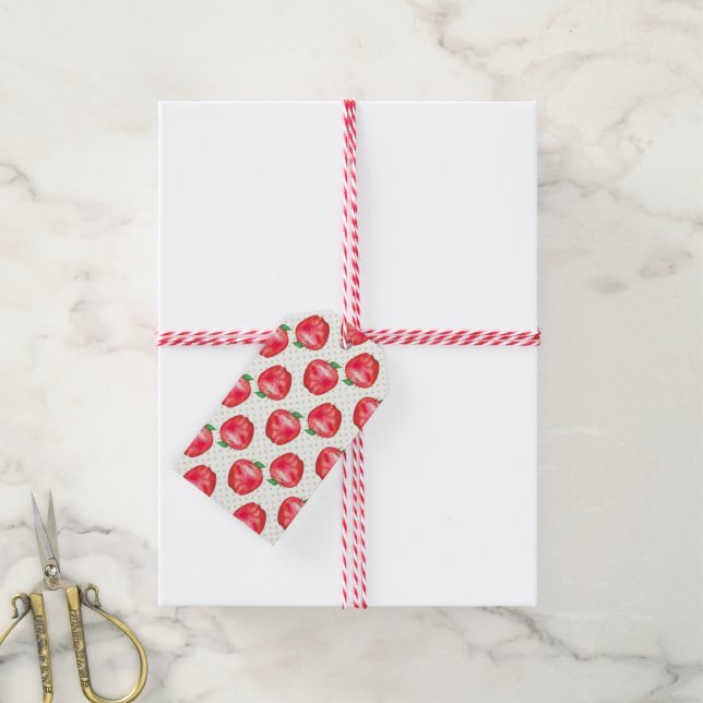 Red Delicious Gift Tags (With Twine)