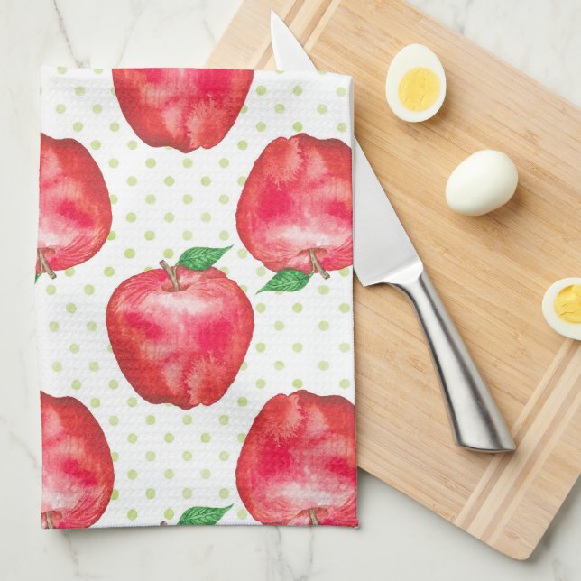 Red Delicious Kitchen Towel (Quarter Fold)