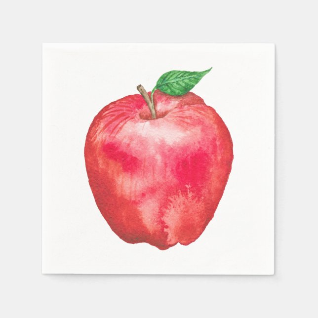 Red Delicious Paper Napkins (Front)