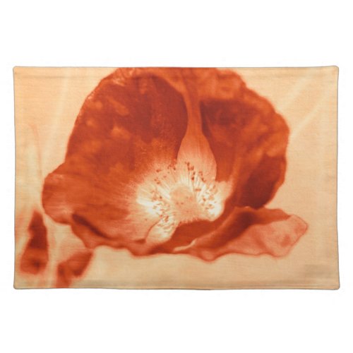 Red Delight Poppy Placemat
