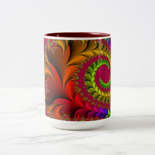Red Design Pattern Mug