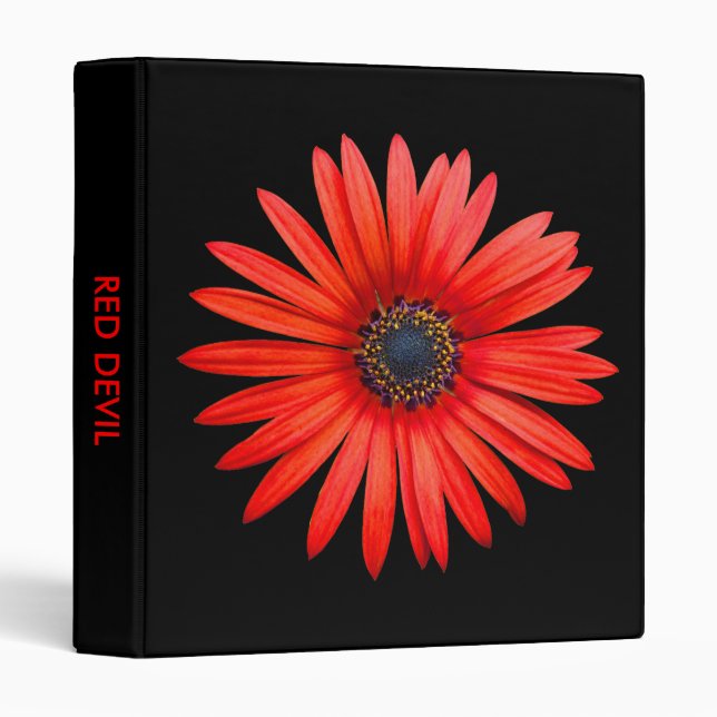 Red Devil (1in) 3 Ring Binder (Front/Spine)