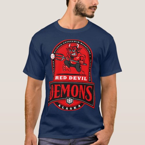 Red Devil Alaska Demons T_Shirt