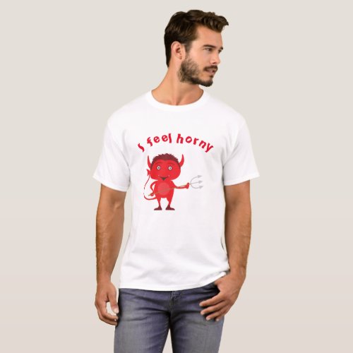 Red Devil and Cupid fun T_Shirt
