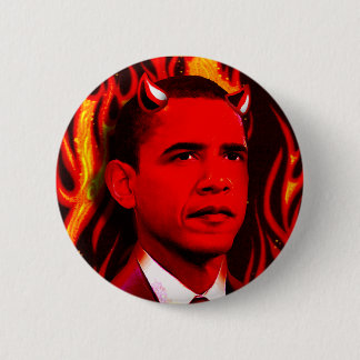 Red Devil - Barack Obama Pinback Button