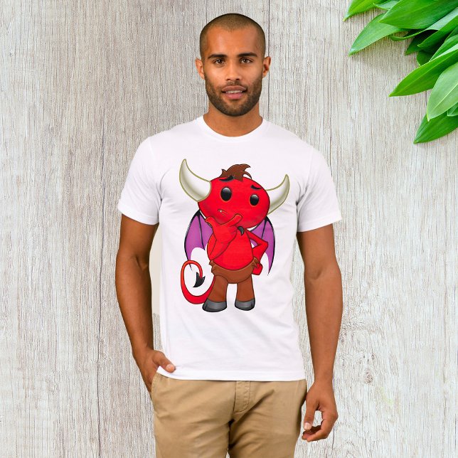 Red Devil Bat Mens T-Shirt (Creator Uploaded)