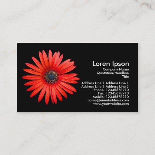 Customizable Red Devil - Black Business Card Templates