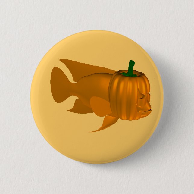 Red Devil Cichlid Button (Front)