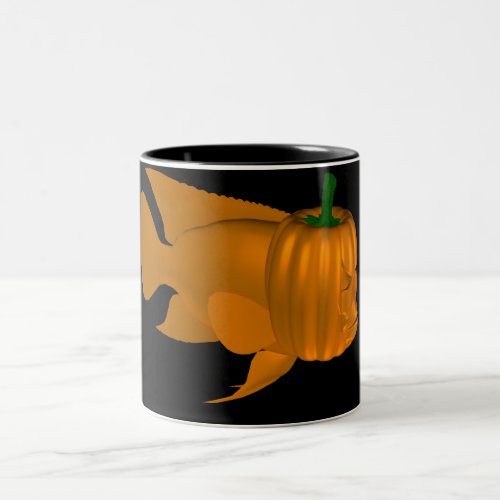 Red Devil Cichlid Two_Tone Coffee Mug