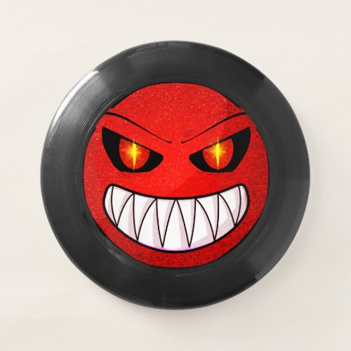 Red Devil Face Frisbee