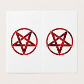 Red Devil Pentagram (Outside Unfolded)