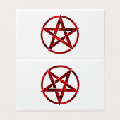 Red Devil Pentagram (Outside Unfolded)