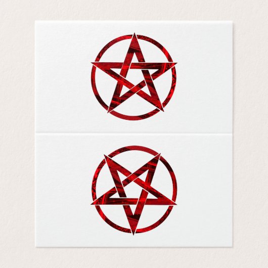 Red Devil Pentagram (Outside Unfolded)