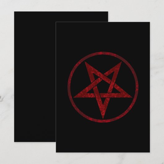 Red Devil Pentagram (Front/Back)
