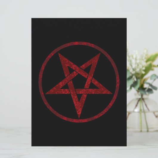 Red Devil Pentagram (Standing Front)