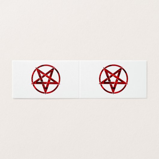 Red Devil Pentagram (Outside Unfolded)