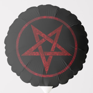 Red Devil Pentagram Balloon