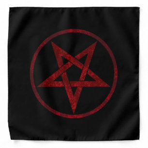 Red Devil Pentagram Bandana