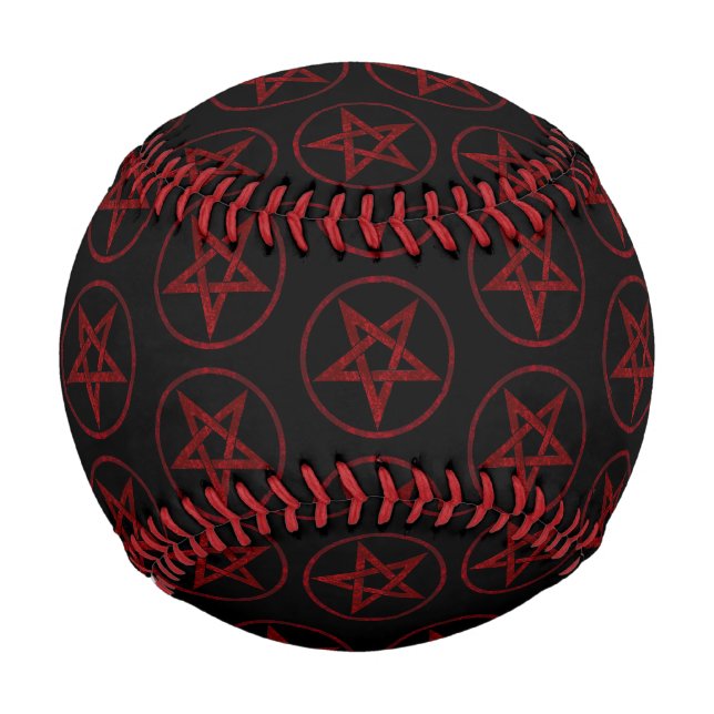 Red Devil Pentagram Baseball (Front)