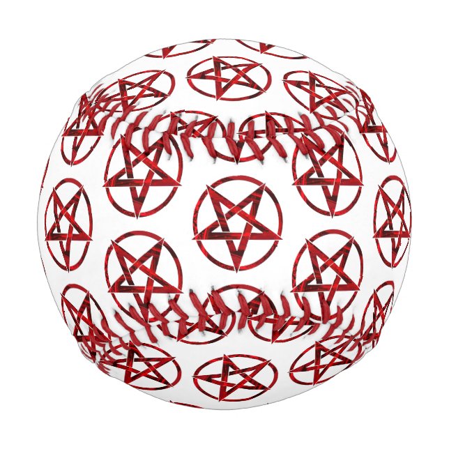 Red Devil Pentagram Baseball (Front)