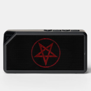 Red Devil Pentagram Bluetooth Speaker