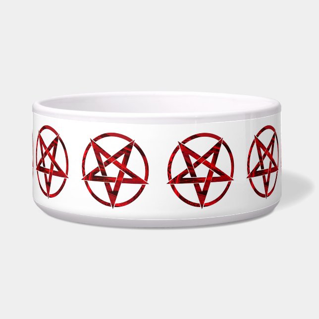 Red Devil Pentagram Bowl (Front)