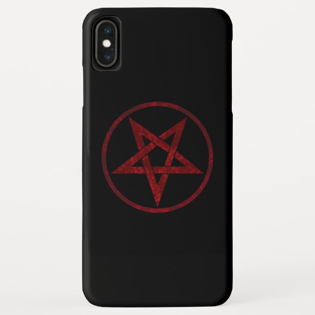 Red Devil Pentagram Case-Mate iPhone Case (Back)