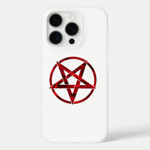 Red Devil Pentagram iPhone 16 Pro Case
