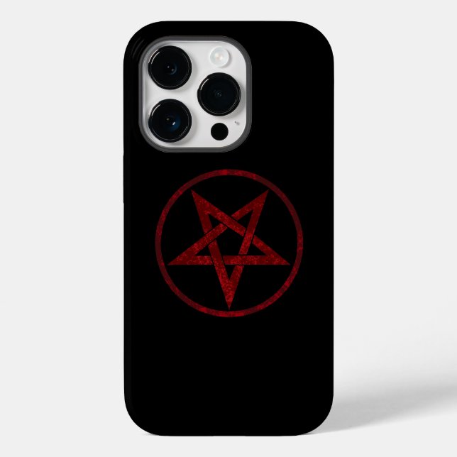 Red Devil Pentagram Case-Mate iPhone Case (Back)