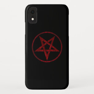 Red Devil Pentagram iPhone XR Case