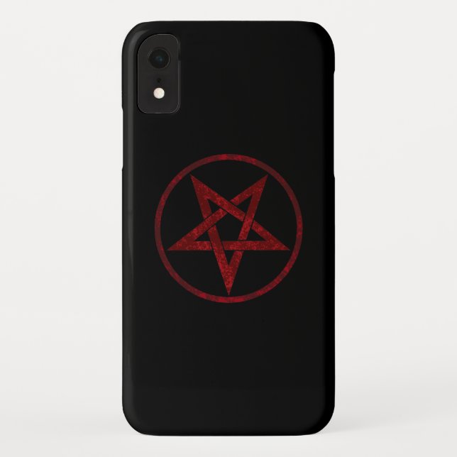 Red Devil Pentagram Case-Mate iPhone Case (Back)