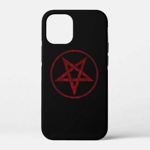 Red Devil Pentagram iPhone 12 Mini Case
