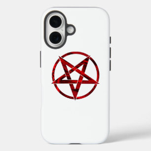 Red Devil Pentagram iPhone 16 Case