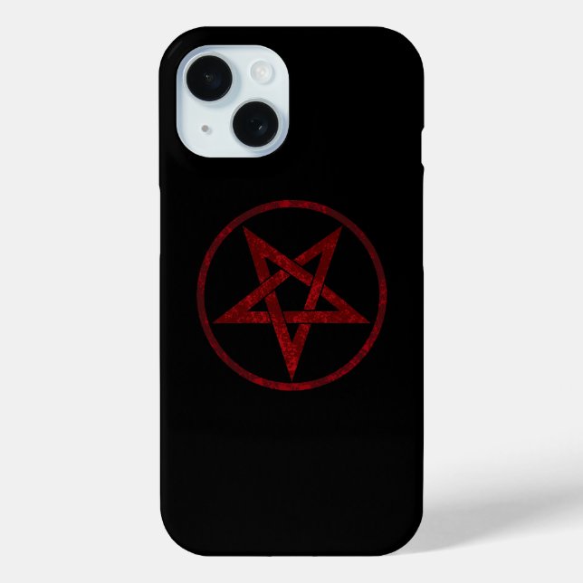 Red Devil Pentagram Case-Mate iPhone Case (Back)