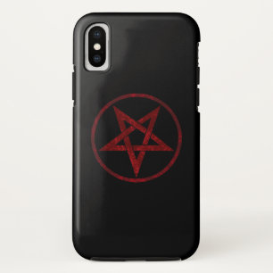 Red Devil Pentagram iPhone XS Case