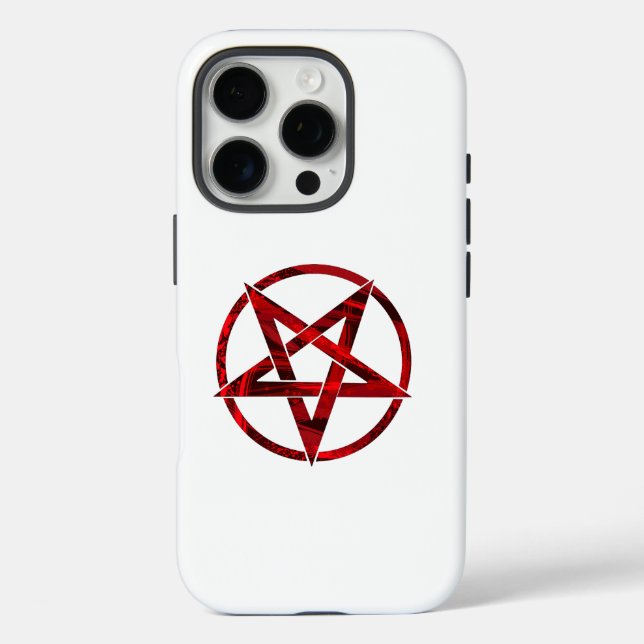 Red Devil Pentagram Case-Mate iPhone Case (Back)