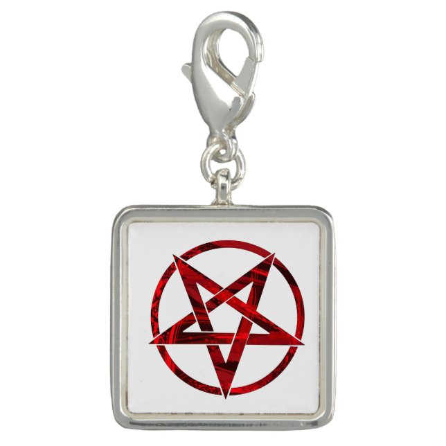Red Devil Pentagram Charm (Front)