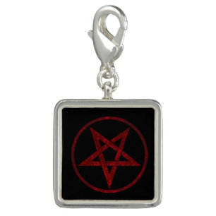 Red Devil Pentagram Charm