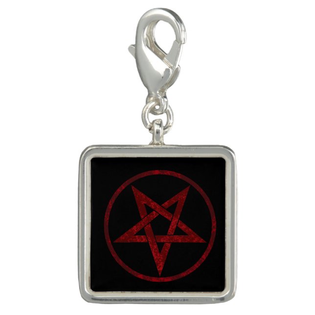 Red Devil Pentagram Charm (Front)