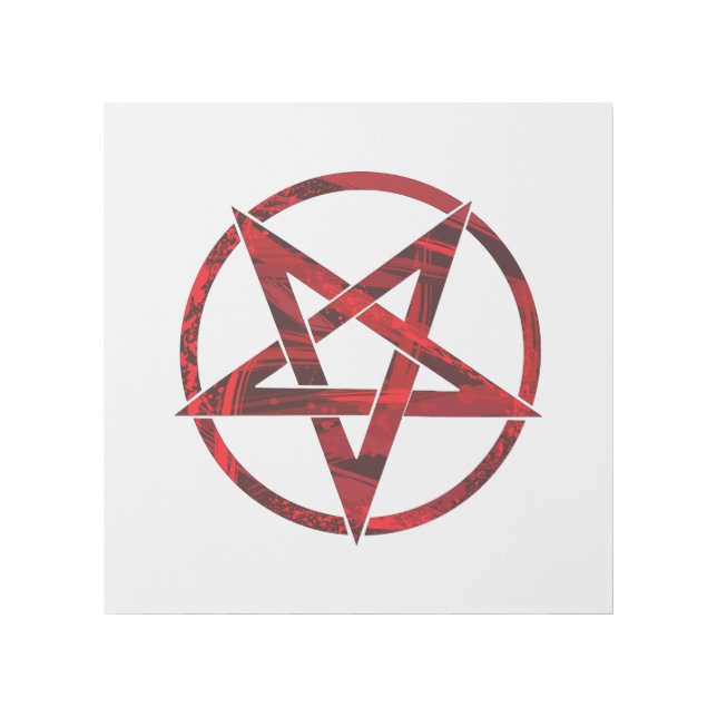 Red Devil Pentagram Gallery Wrap (Front)