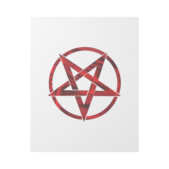 Red Devil Pentagram Gallery Wrap (Front)